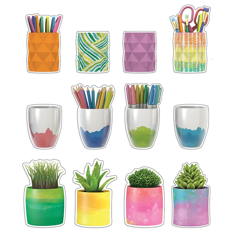 Creatively Inspired Planters & Cups Cut-Outs, Pack of 36 - CD-120649 | Carson Dellosa Education | Accents
