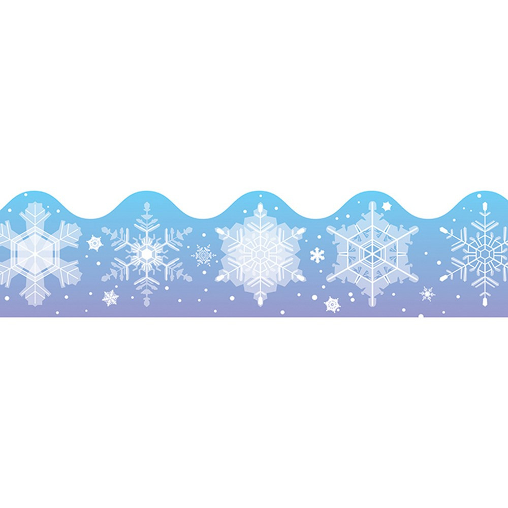 CD-1225 - Border Snowflakes Scalloped in Holiday/seasonal