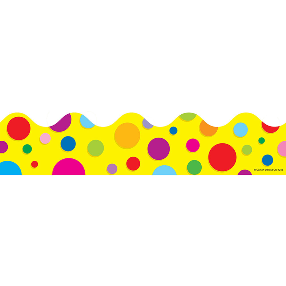 CD-1246 - Border Colorful Dots Scalloped in Border/trimmer