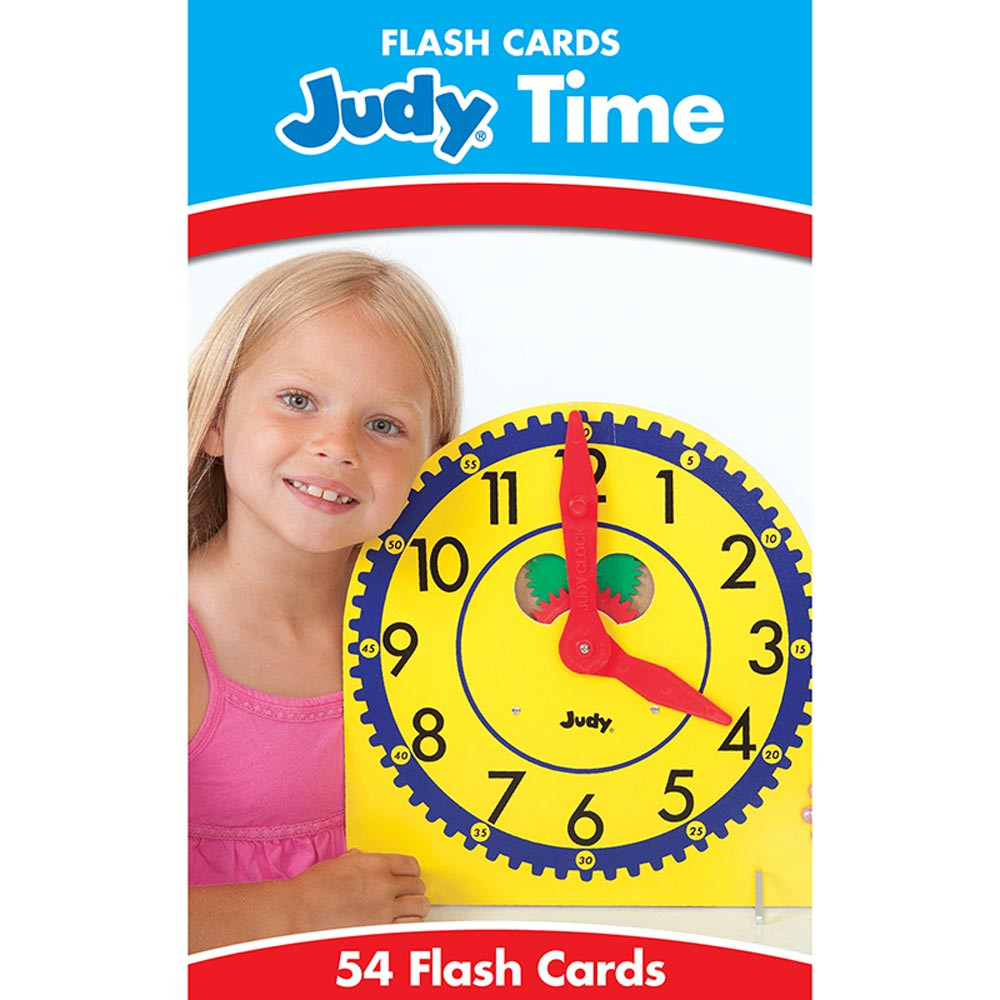Carson-Dellosa Telling Time with the Judy Clock and Flash Cards CD