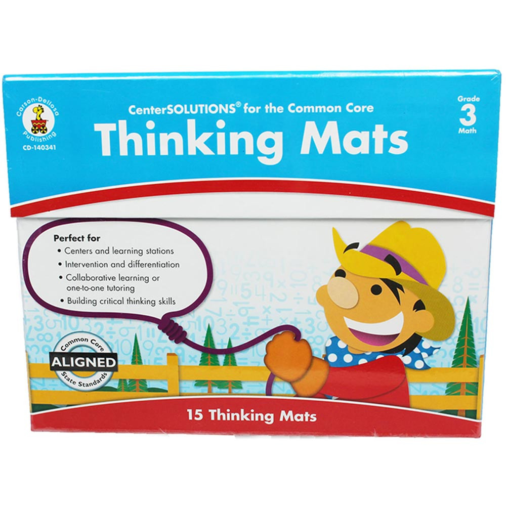 CD-140341 - Center Solutions Thinking Mats Gr 3 in Learning Centers