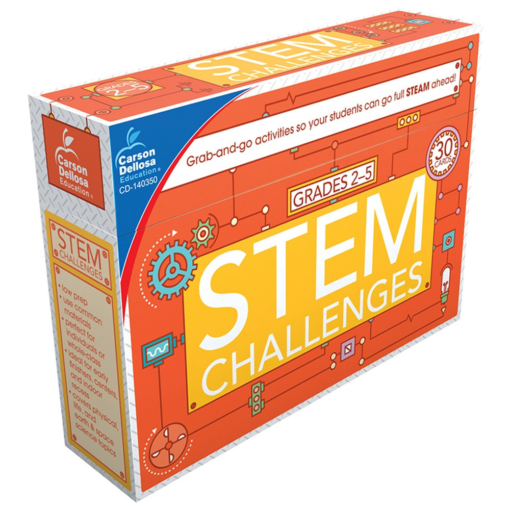 CD-140350 - Stem Challenges Learning Cards in Activity Books & Kits