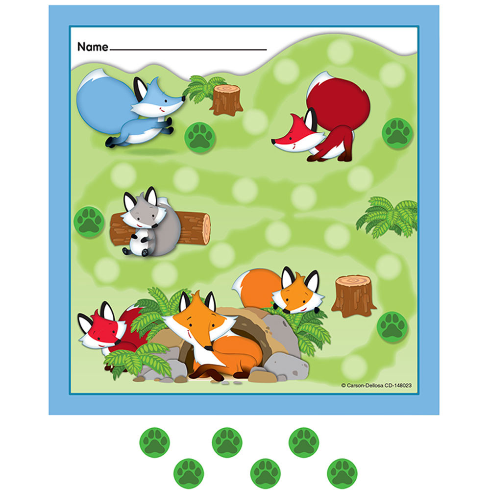 CD-148023 - Playful Foxes Mini Incentive Charts in Incentive Charts