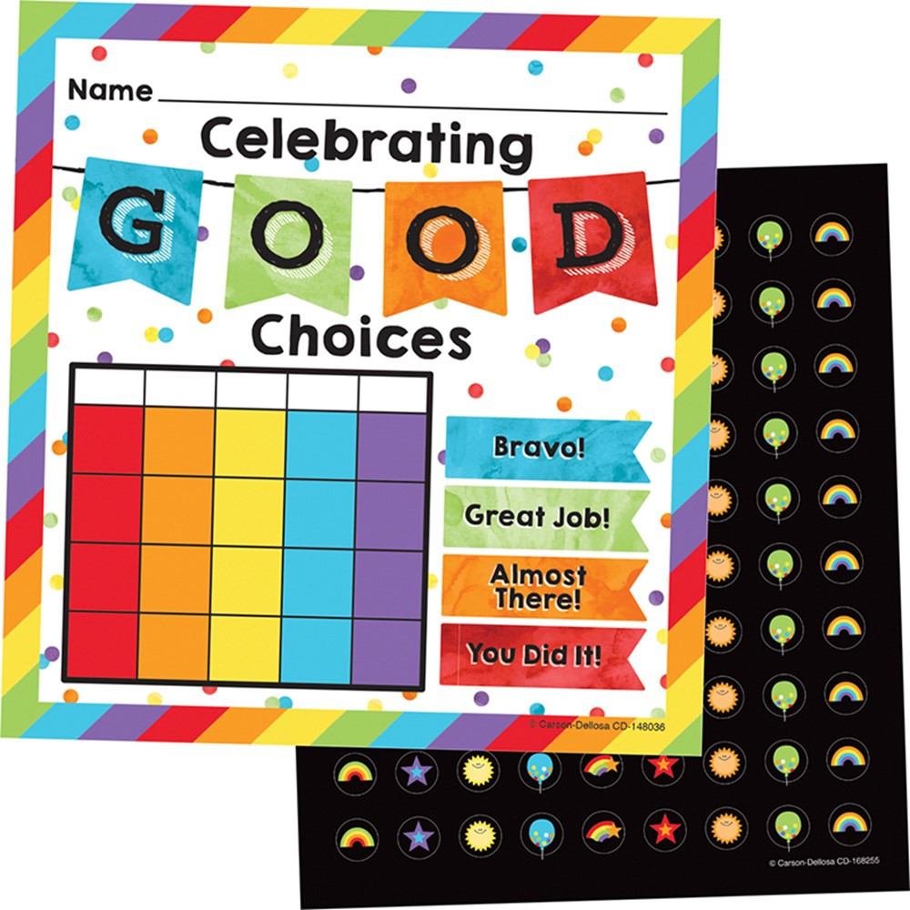 CD-148036 - Celebrate Learning Mini Incentive Chart in Incentive Charts