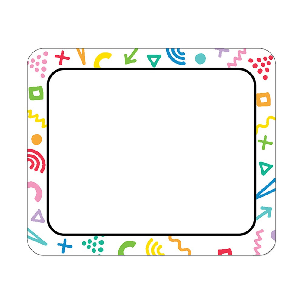 Happy Place Name Tags, Pack of 40 - CD-150086 | Carson Dellosa Education | Name Tags