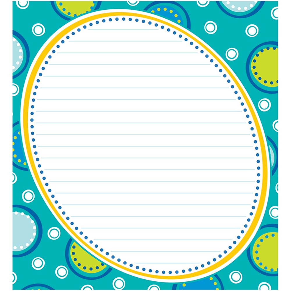 CD-151068 - Bubbly Blues Notepad in Note Books & Pads