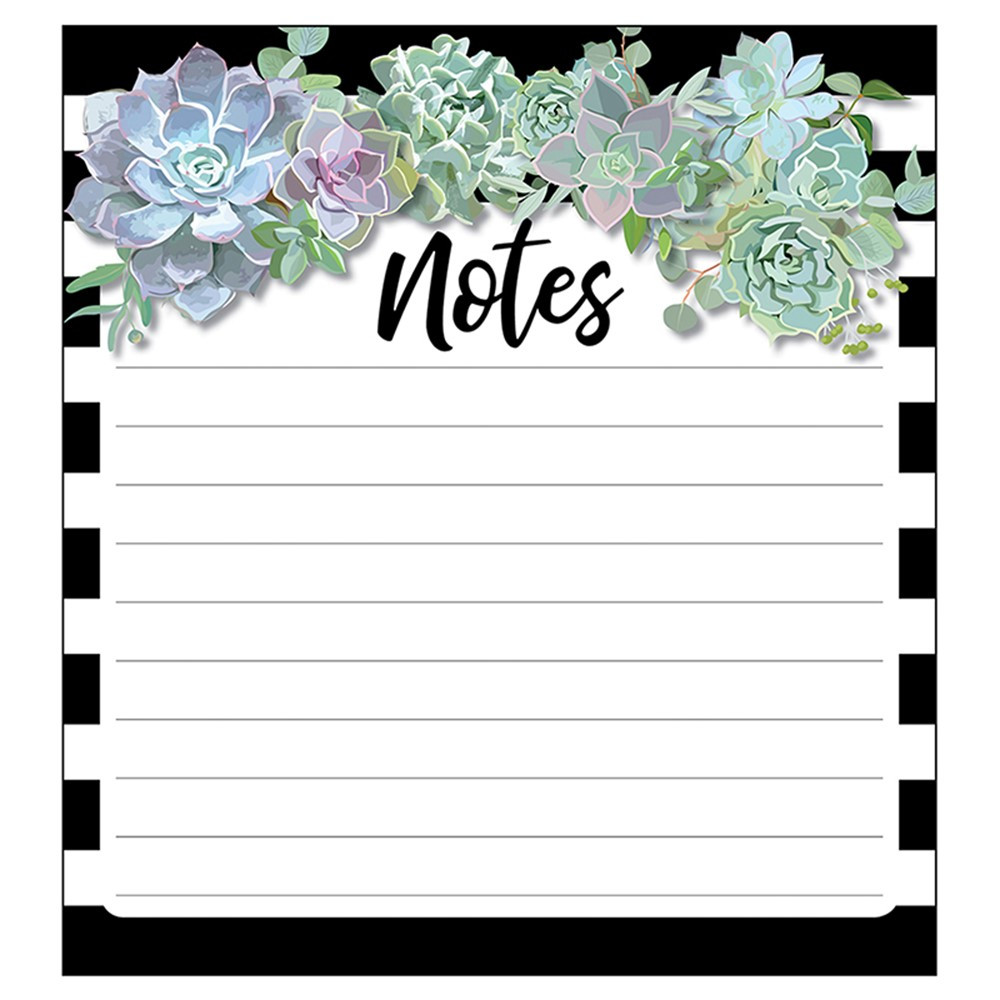 CD-151301 - Succulents Notepad in Note Pads