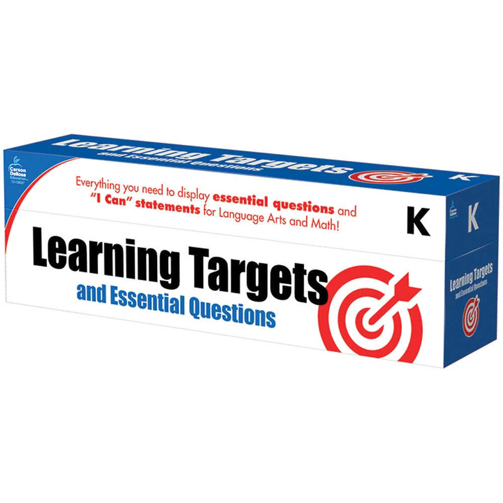 CD-158057 - Gr K Learning Targets & Essential Questions in Games & Activities