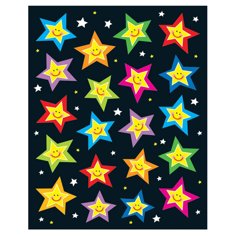 CD-168029 - Stars Shape Stickers 120Pk in Stickers