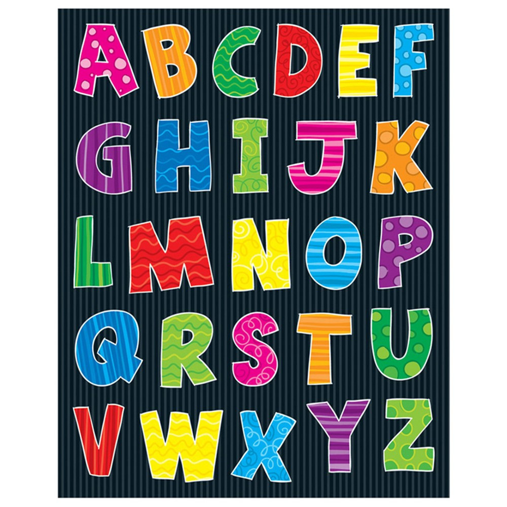  Alphabet  Uppercase Letters  Shape Stickers  156 Stickers  