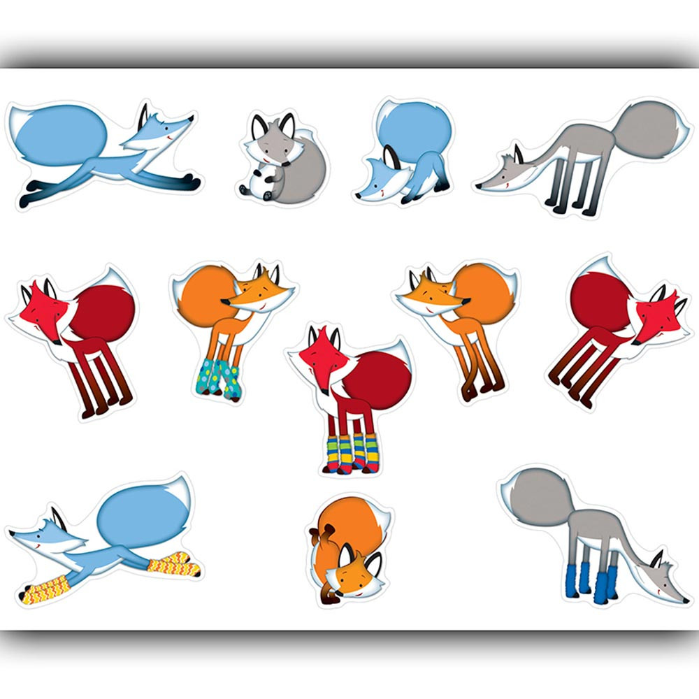 CD-168178 - Playful Foxes Stickers in Stickers