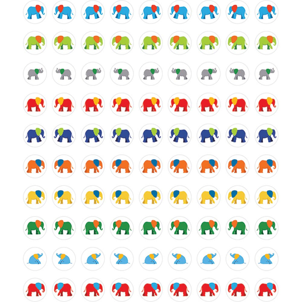 CD-168187 - Parade Of Elephants Stickers in Stickers