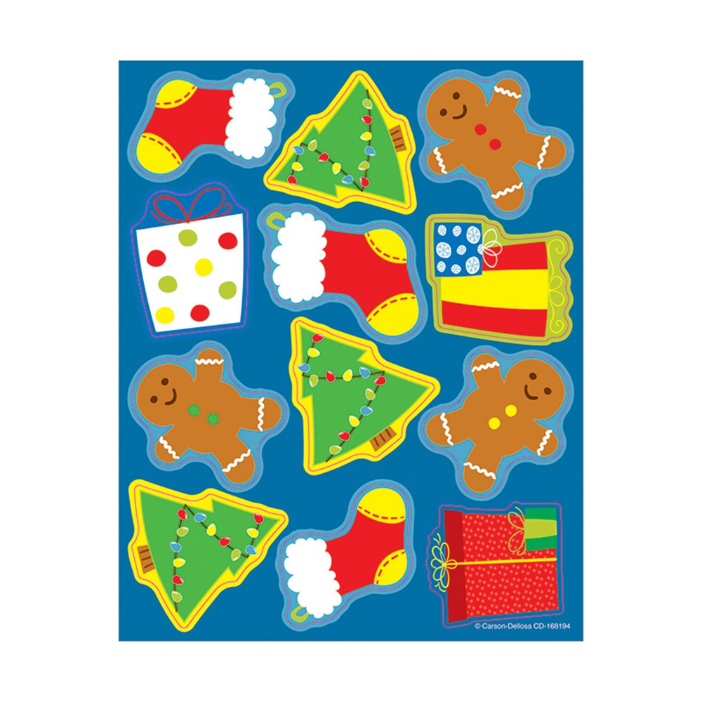 CD-168194 - Holiday Shape Stickers in Holiday/seasonal