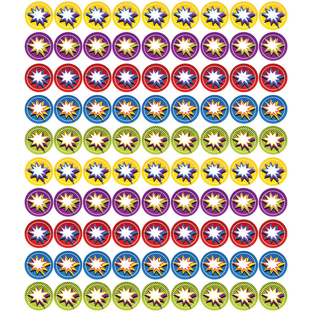 CD-168201 - Super Power Chart Seals in Stickers