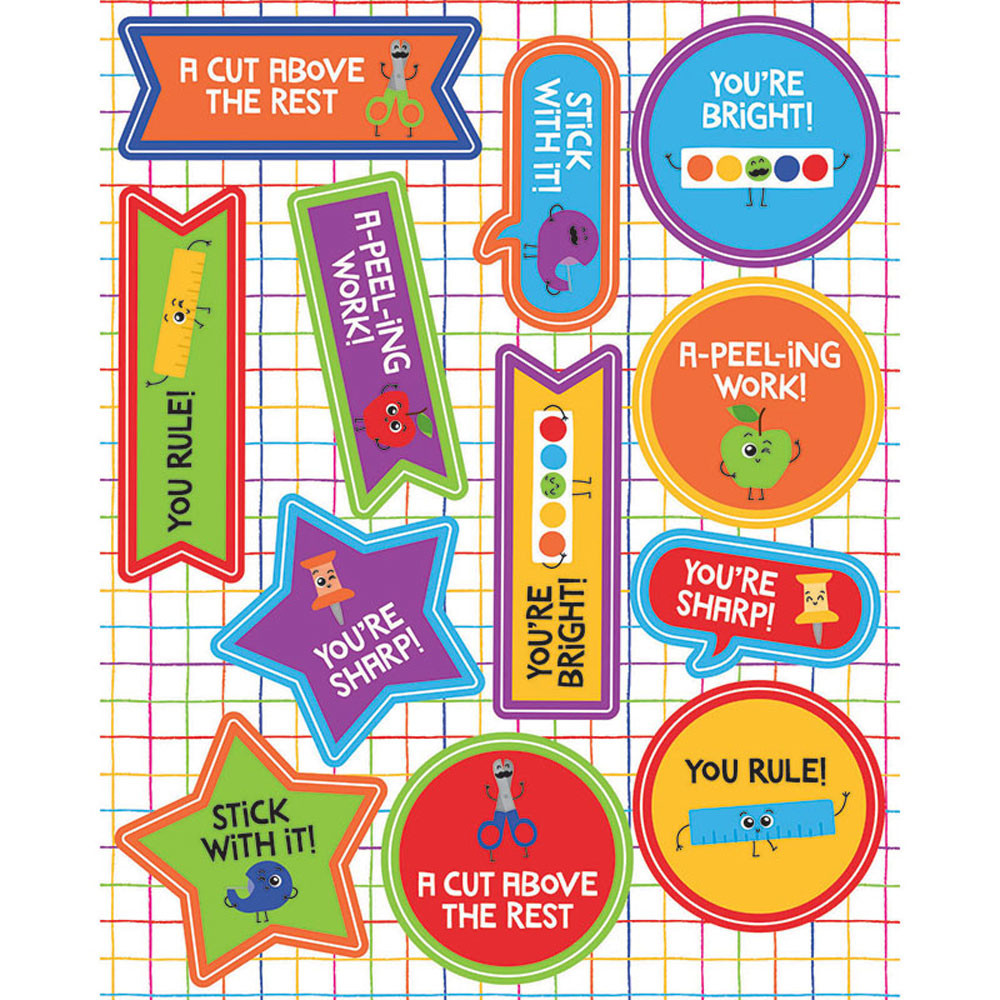School Tools Motivators Motivational Stickers - CD-168230, Carson Dellosa