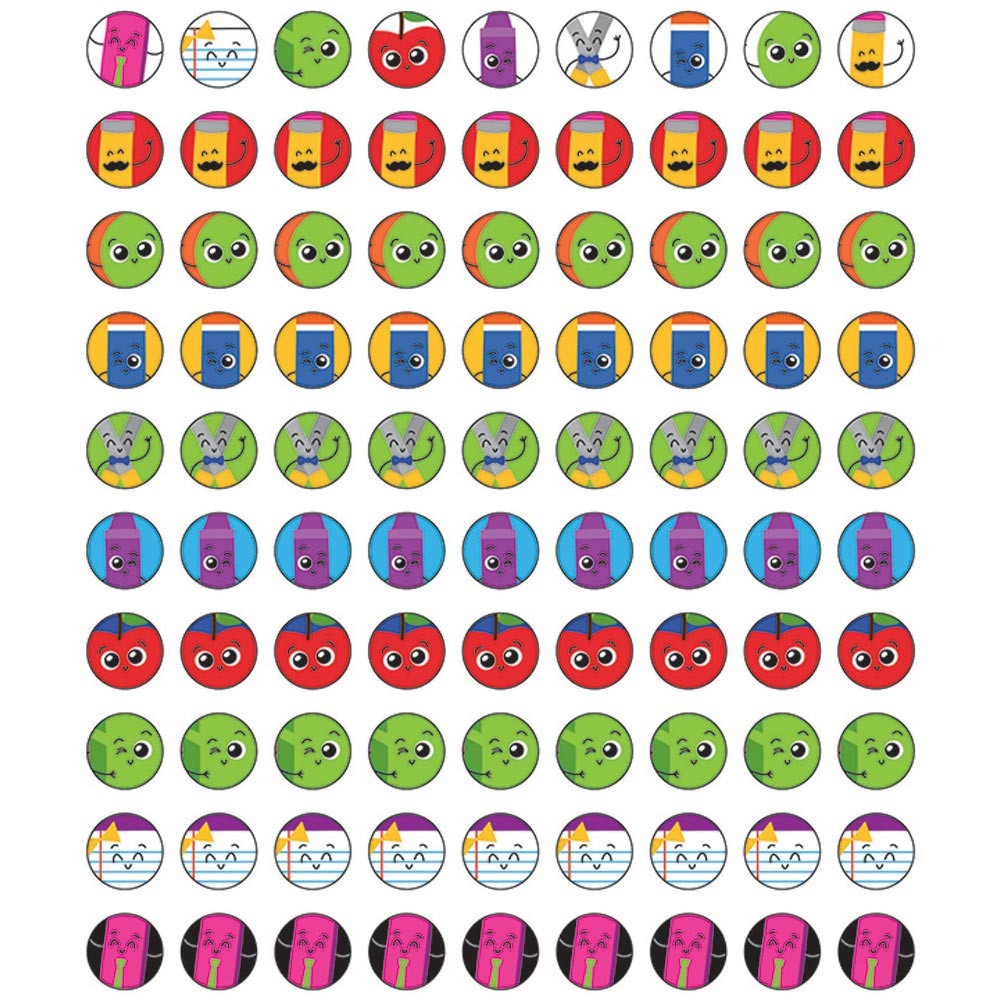 CD-168231 - School Tools Chart Stickers Gr Pk-5 in Stickers