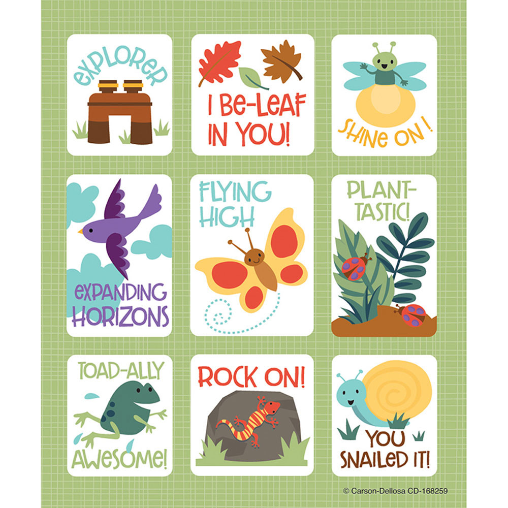 CD-168259 - Nature Explorers Prize Pk Stickers in Stickers