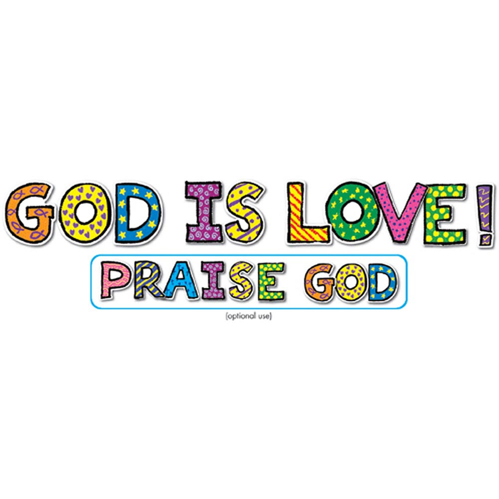 CD-210018 - God Is Love Bb Sets 6-Pk Christian in Inspirational