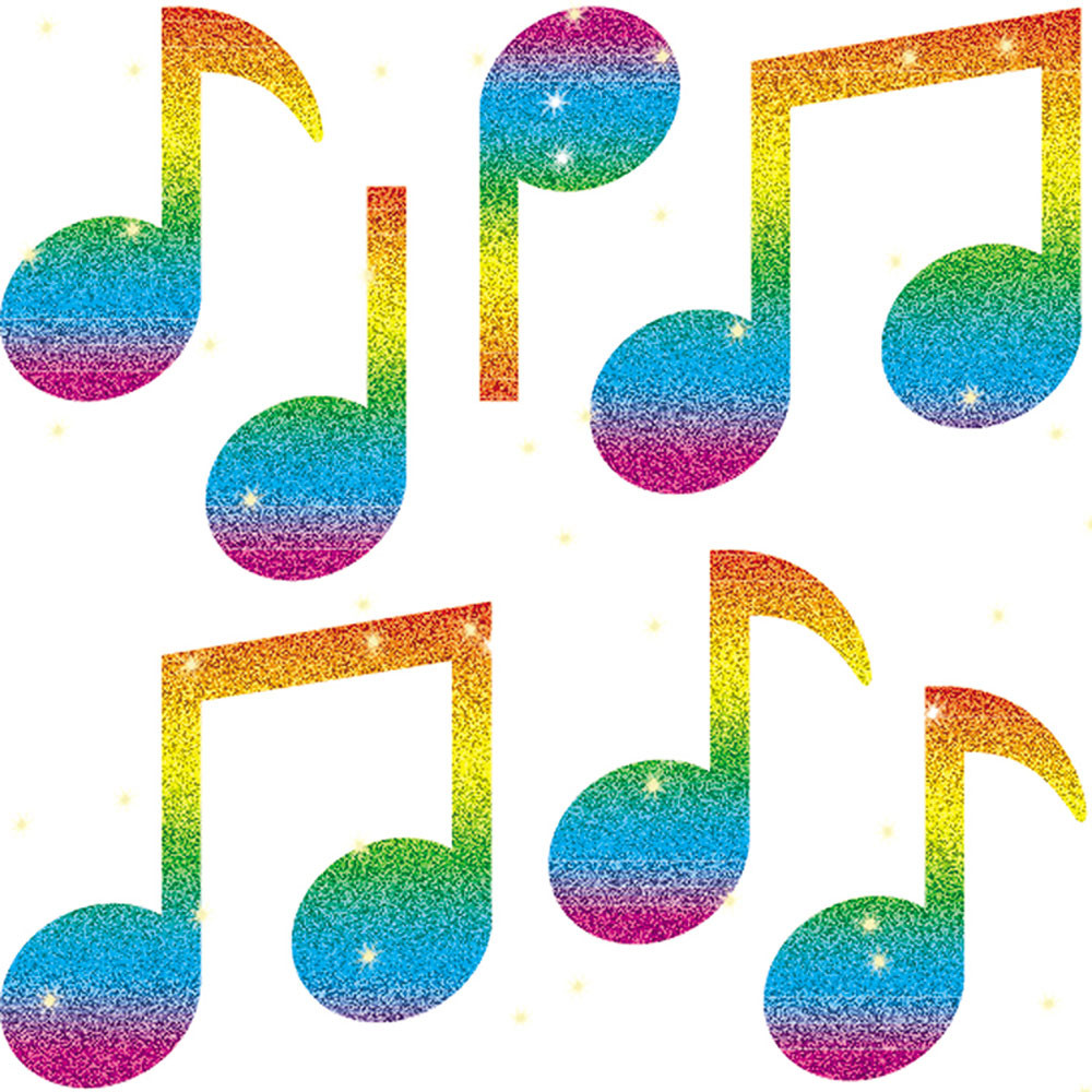 CD-2913 - Dazzle Stickers Music Notes 105-Pk in Music