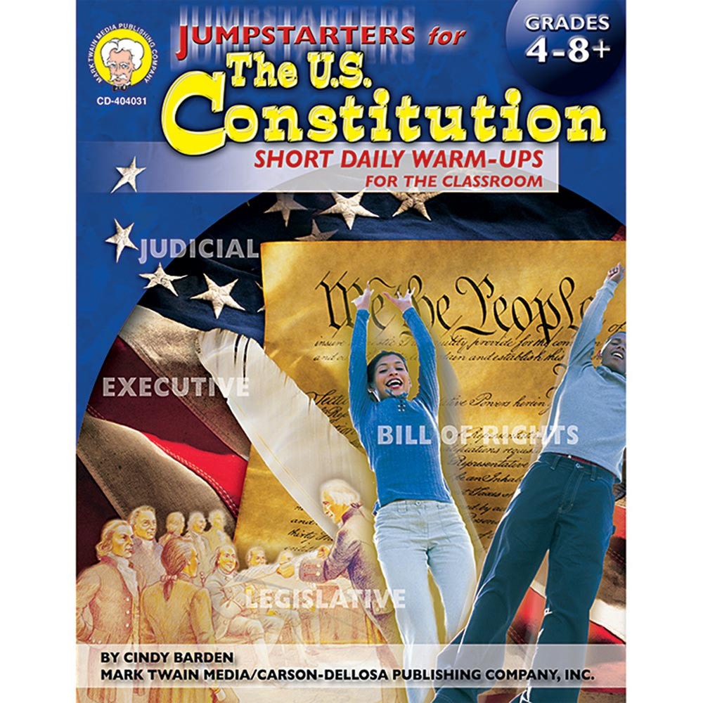 CD-404031 - Jumpstarters For The Us Constitution Short Daily Warm Ups in Government