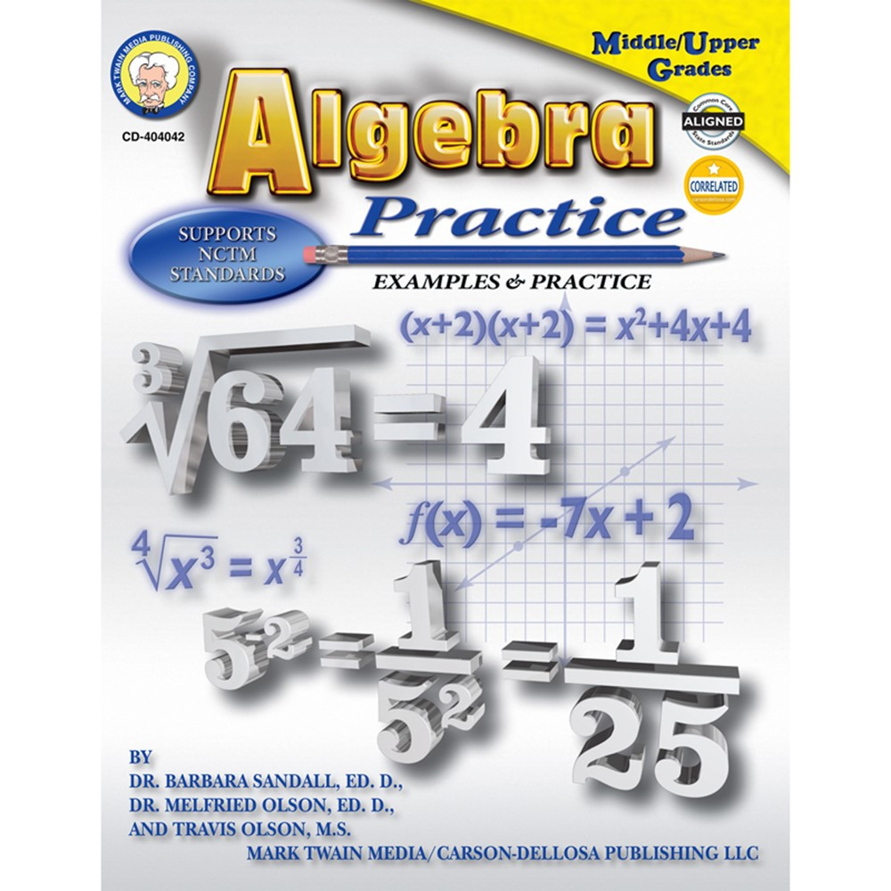 CD-404042 - Algebra Practice in Algebra