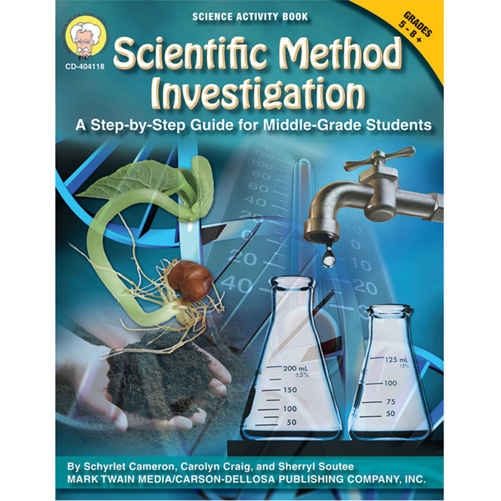 CD-404118 - Scientific Method Investigations A Step By Step Guide For Gr 5-8 in Activity Books & Kits
