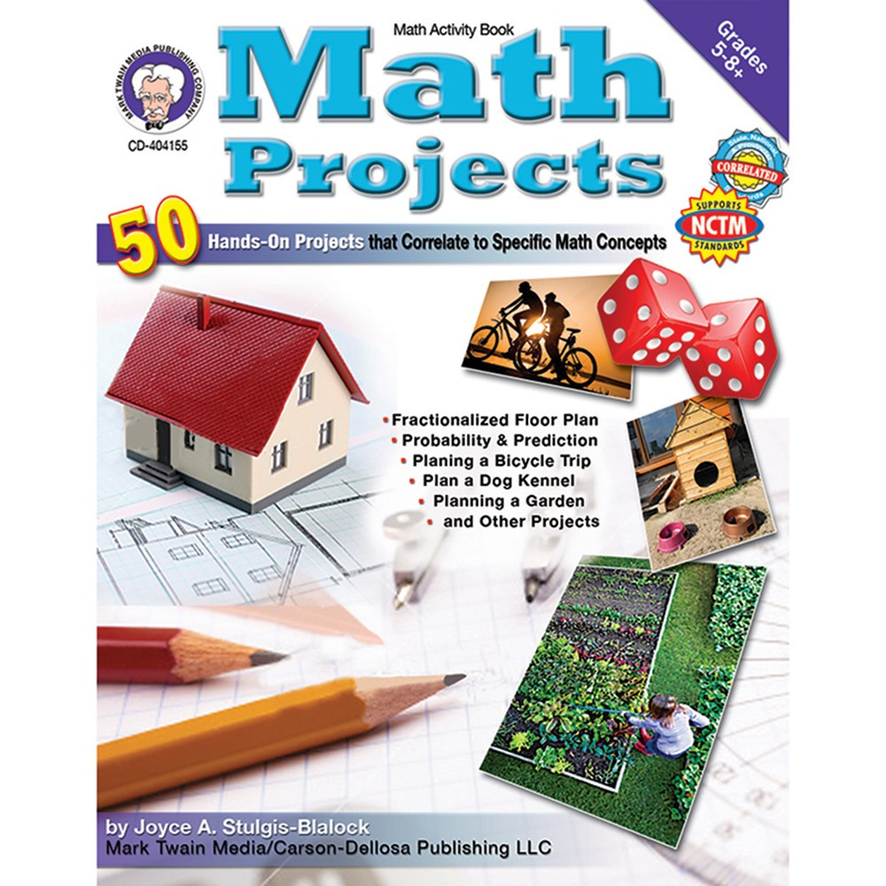 CD-404155 - Math Projects Gr 5-8 in Activity Books
