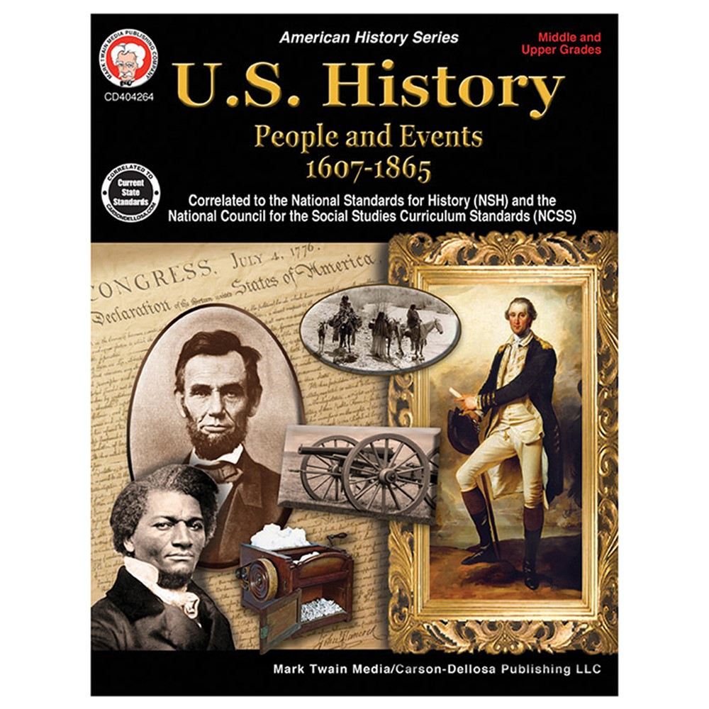 CD-404264 - Us History Middle Upper Grades Book in History