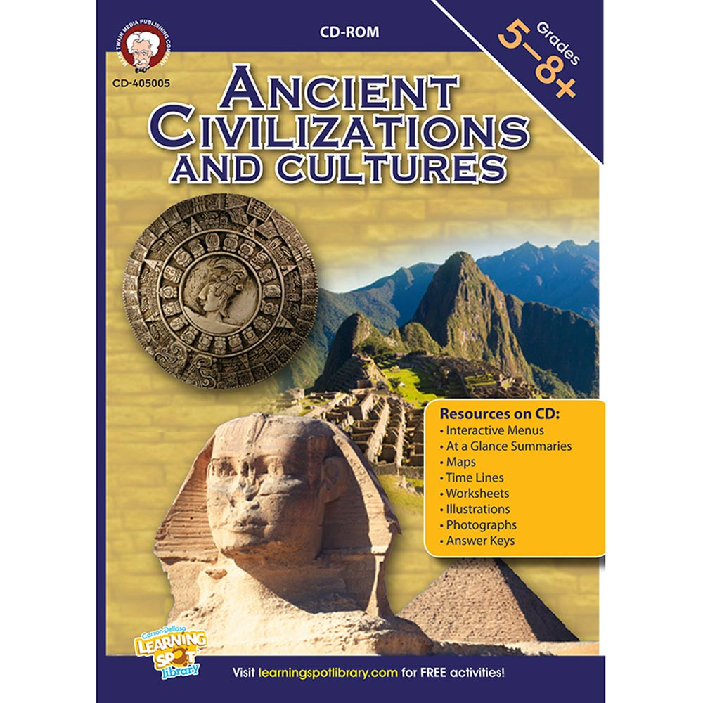 CD-405005 - Ancient Civilizations And Cultures Cd in Cultural Awareness