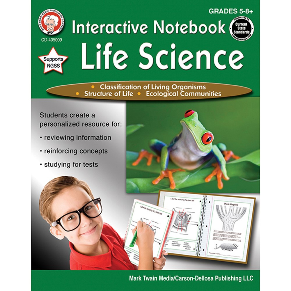 CD-405009 - Interactive Life Science Notebooks in Activity Books & Kits