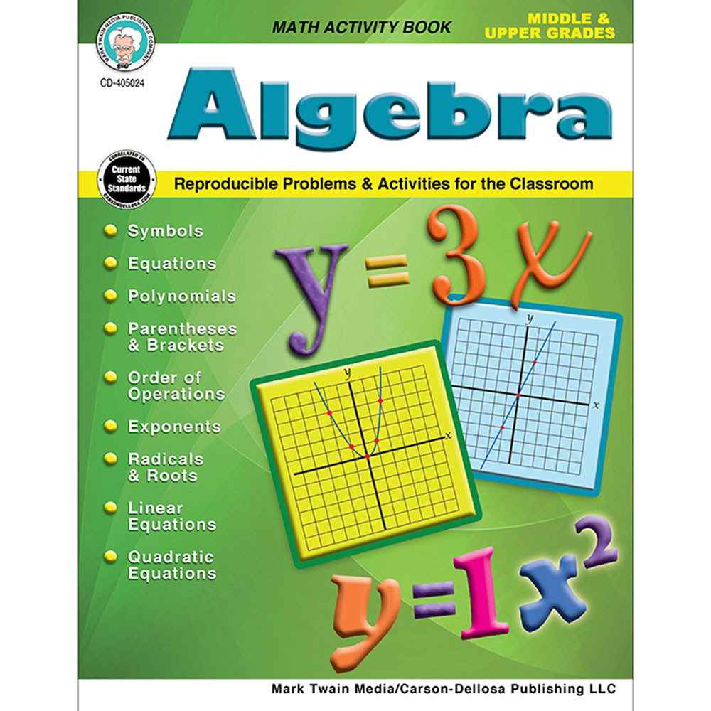 CD-405024 - Algebra Gr 5-12 in Activity Books