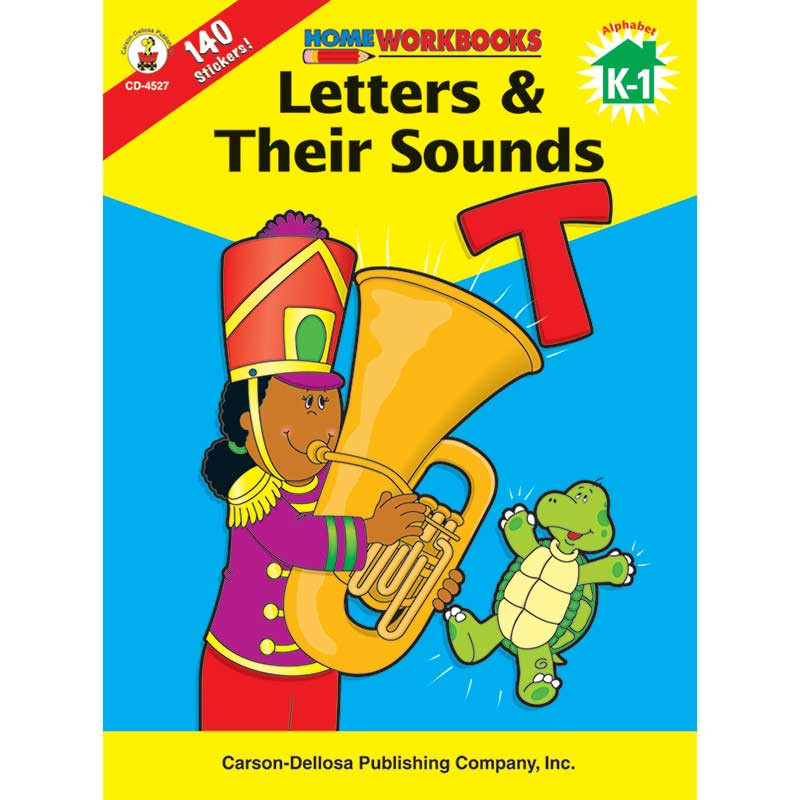 CD-4527 - Home Workbook Letters & Their Gr K-1 Sounds in Letter Recognition