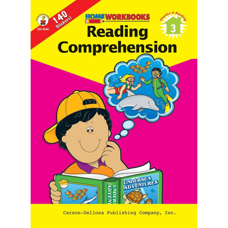 CD-4545 - Home Workbook Reading Compre 3 in Comprehension