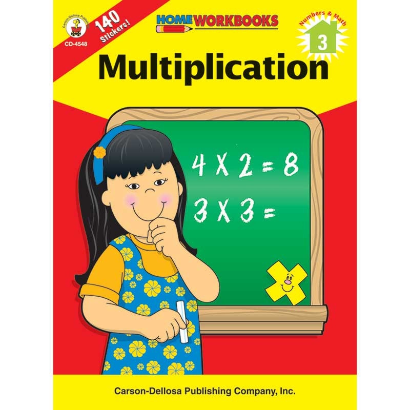 CD-4548 - Multiplication Home Workbook in Multiplication & Division