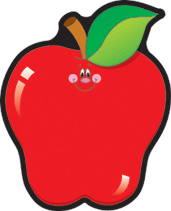 CD-5505 - Colorful Cut-Outs Apples 36/Pk Single Design in Accents