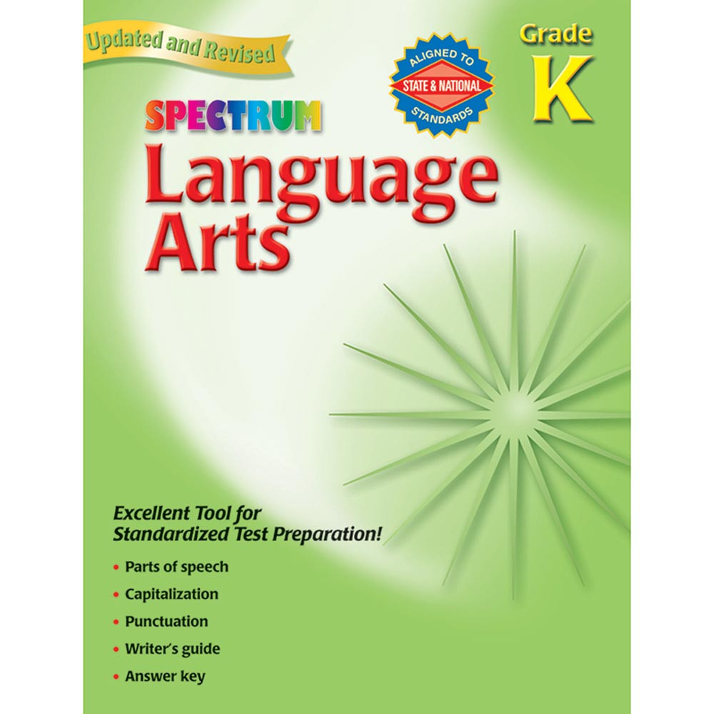 CD-704064 - Spectrum Language Arts Gr K in Reading Skills