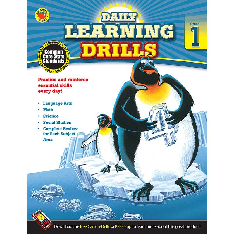 CD-704392 - Daily Learning Drills Books Gr 1 in Cross-curriculum Resources