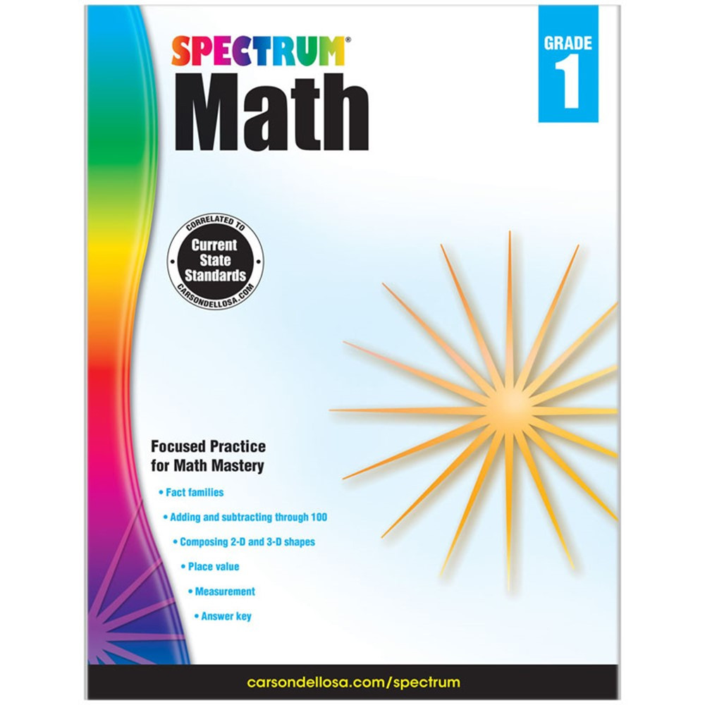 CD-704561 - Spectrum Math Gr 1 in Activity Books