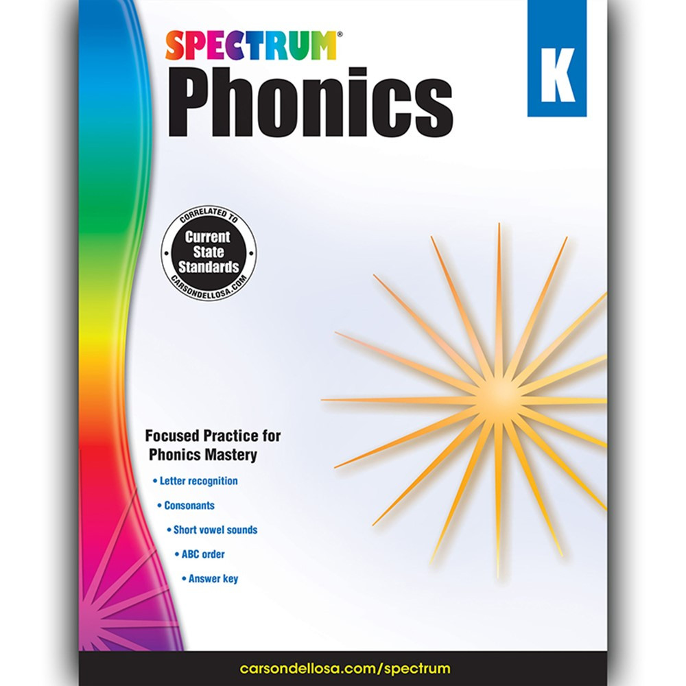 CD-704603 - Spectrum Phonics Gr K in Phonics