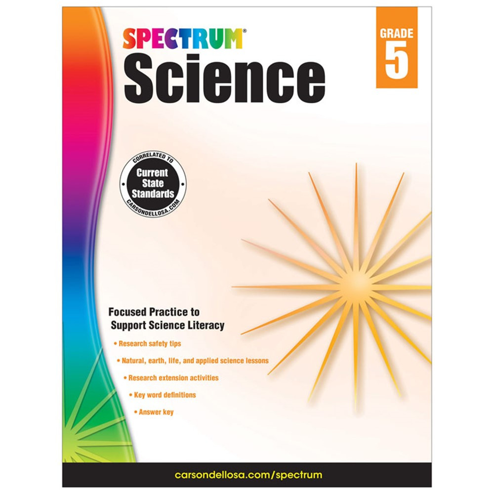 CD-704618 - Spectrum Science Gr 5 in Activity Books & Kits