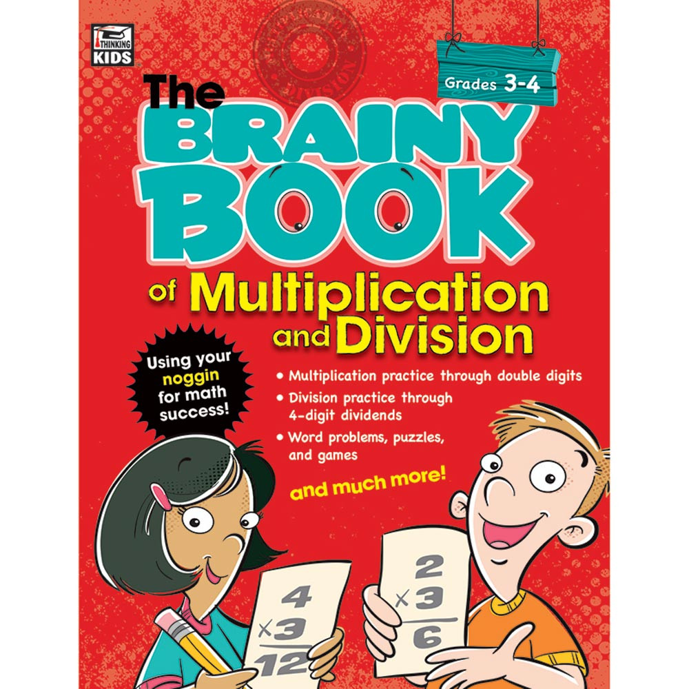 CD-704666 - Brainy Book Of Multiplication And Division Gr 3-4 in Books