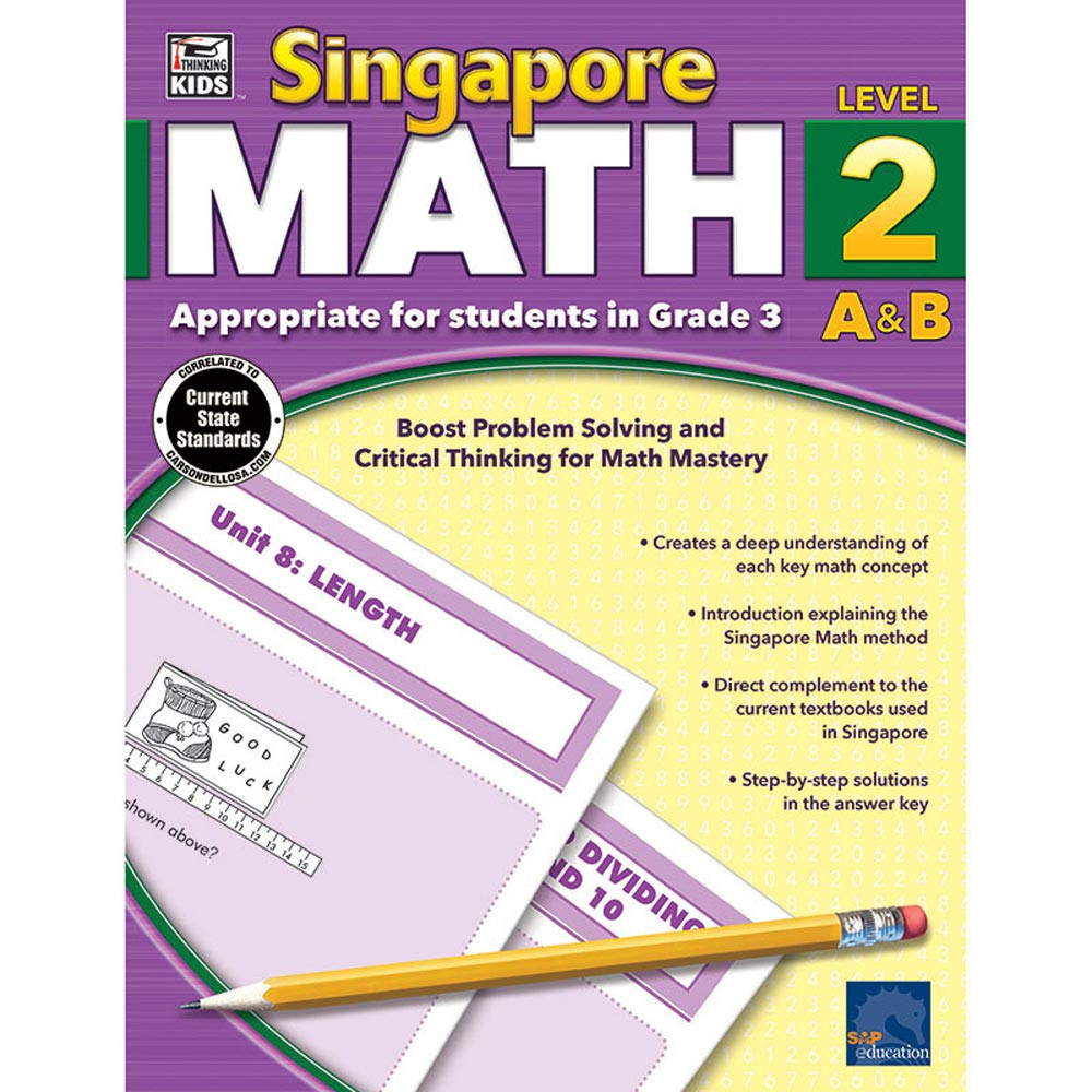 CD-704680 - Singapore Math Gr 3 in Activity Books