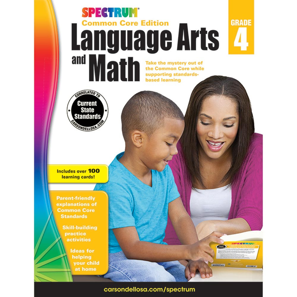 CD-704693 - Spectrum Language Arts & Math Gr 4 in Cross-curriculum Resources