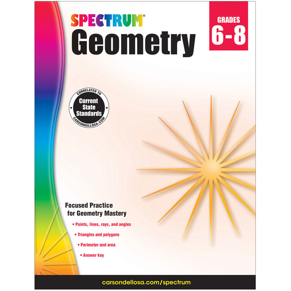 CD-704704 - Spectrum Geometry Gr 6-8 in Geometry
