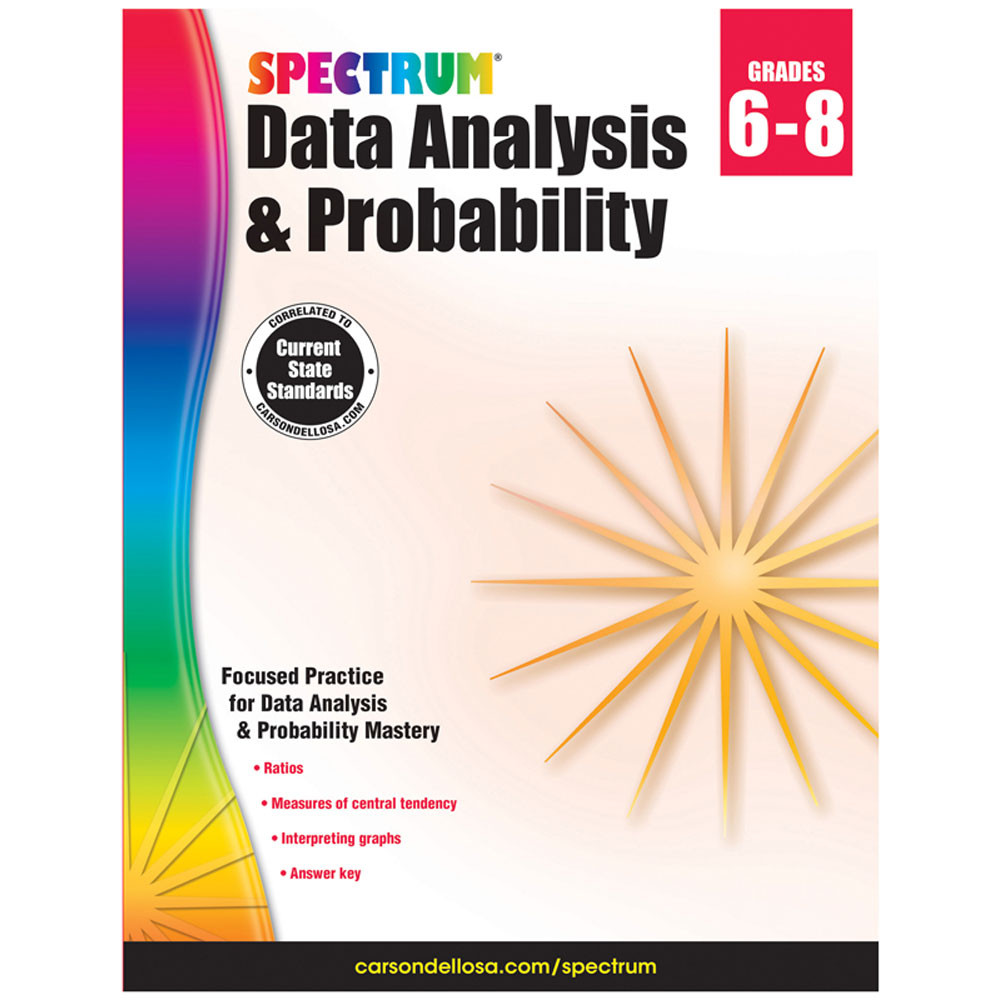 CD-704705 - Spectrum Data Analysis Probability Gr 6-8 in Probability