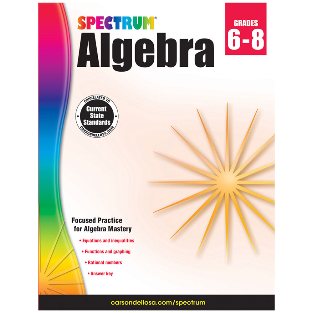 CD-704706 - Spectrum Algebra Gr 6-8 in Algebra