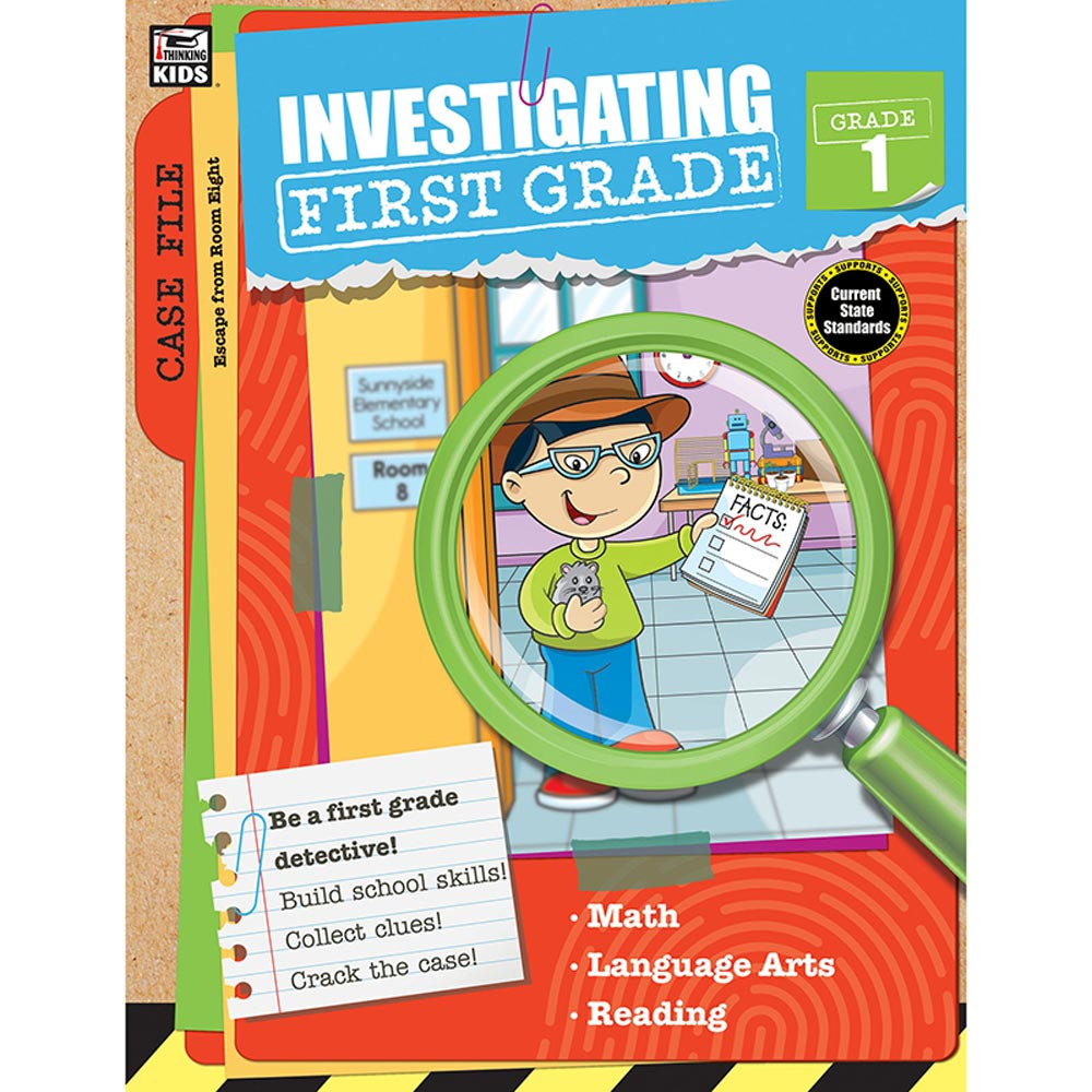 CD-704717 - Investigating First Grade Workbook in Cross-curriculum Resources