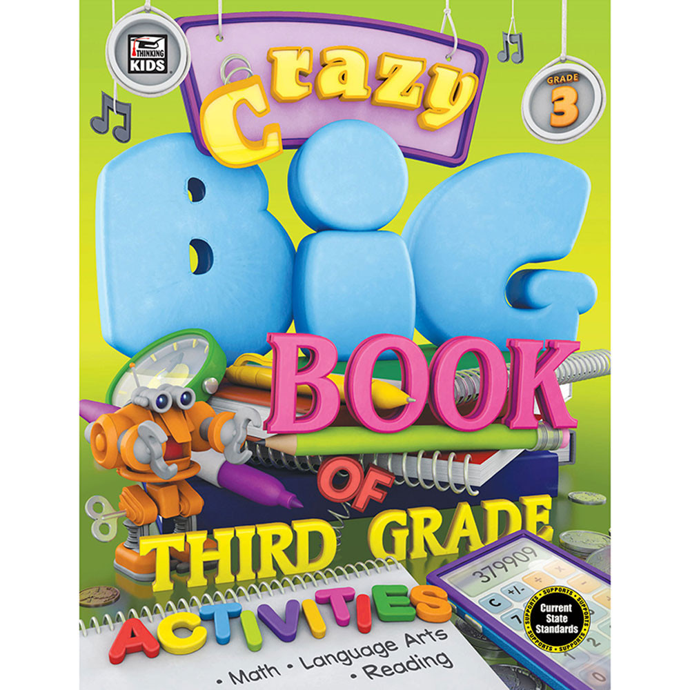 CD-704731 - Crazy Big Bk Third Gr Activities 3 in Cross-curriculum Resources
