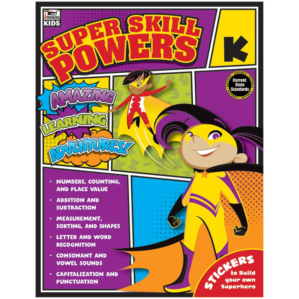CD-704936 - Super Skill Powers Gr K in Skill Builders