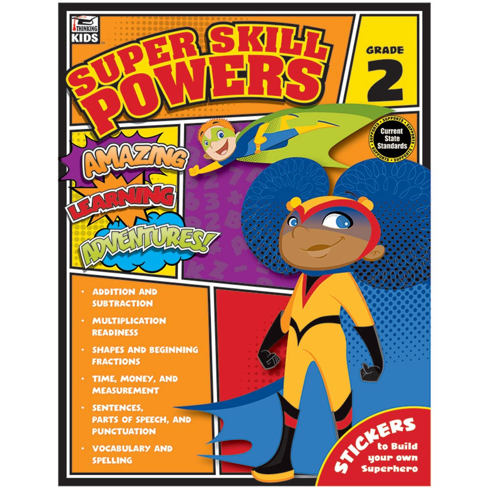 CD-704938 - Super Skill Powers Gr 2 in Skill Builders
